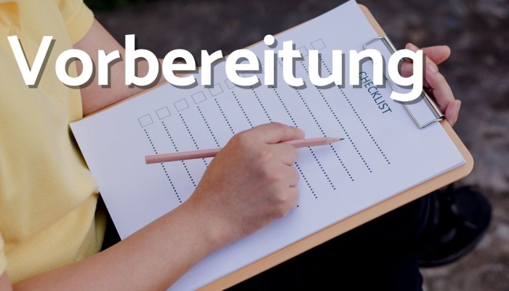Vorbereitung